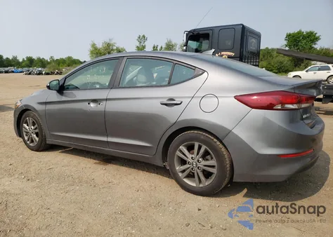2018 Hyundai Elantra Sel из США, поврежденный, VIN 5NPD84LF4JH308889
